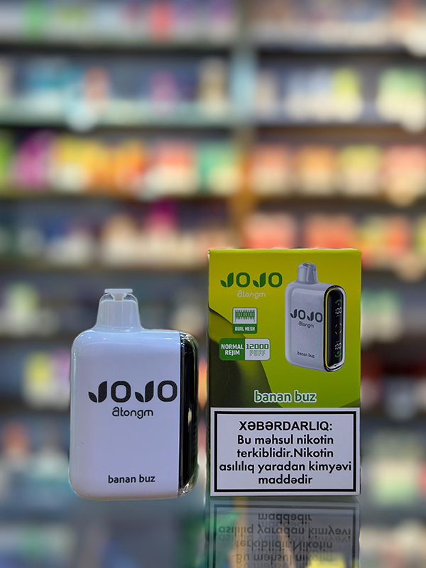 JoJo Vape Banan Buz 12000 Tüstü 5% Nikotin