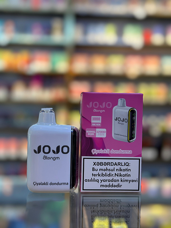 JoJo Vape Çiyələkli Dondurma 12000 Tüstü 5% Nikotin
