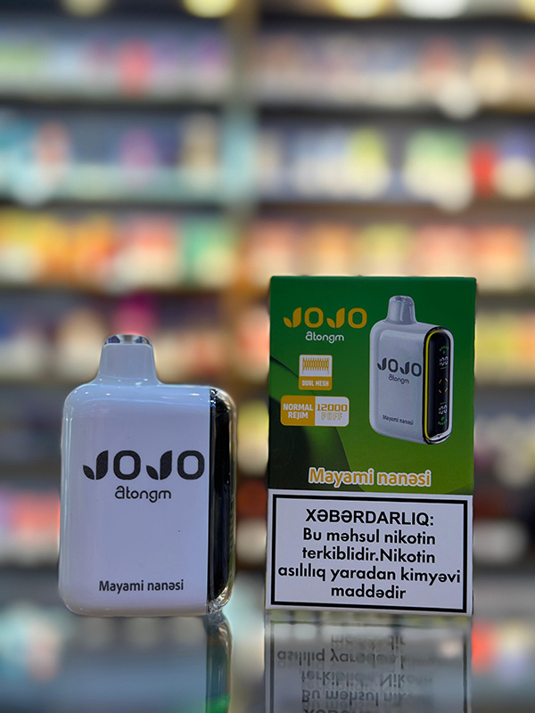 JoJo Vape Mayami Nanəsi 12000 Tüstü 5% Nikotin