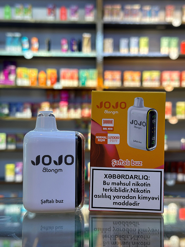 JoJo Vape Şaftalı Buz 12000 Tüstü 5% Nikotin