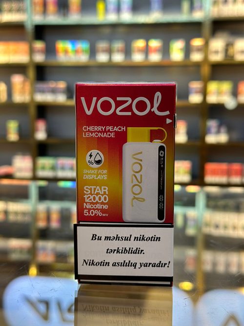 Vozol Albalı Şaftalı Limonad 12000 Tüstü 5% Nikotin