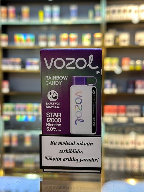 Vozol Göyqurşağı Konfet 12000 Tüstü 5% Nikotin