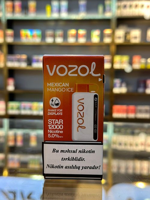 Vozol Meksika Mangosu Buz 12000 Tüstü 5% Nikotin