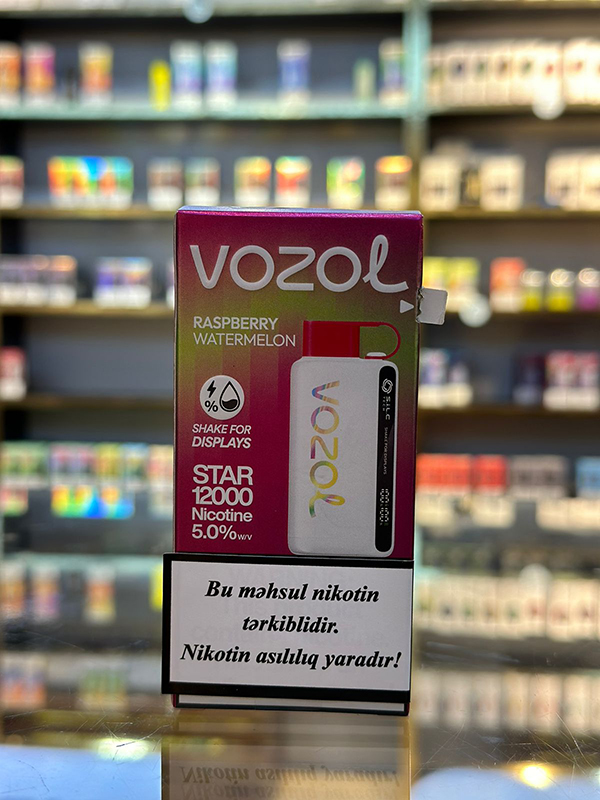 Vozol Moruq Qarpız 12000 Tüstü 5% Nikotin