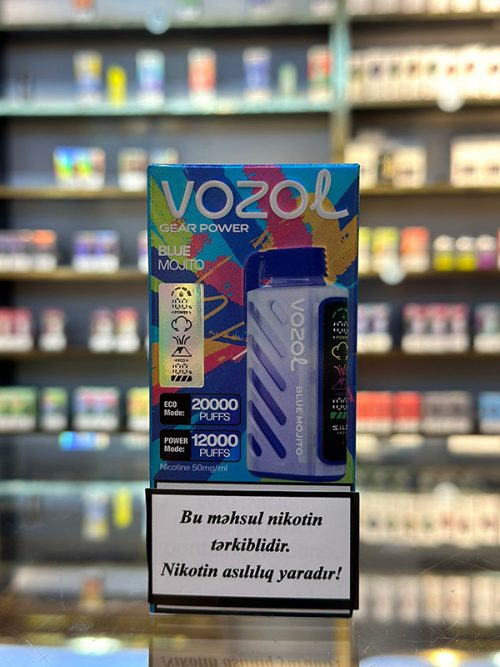 Vozol Mavi Moxito 20000 Tüstü 5% Nikotin