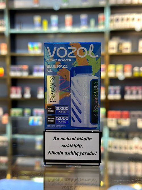 Vozol Qaragilə Moruq Buz 20000 Tüstü 5% Nikotin