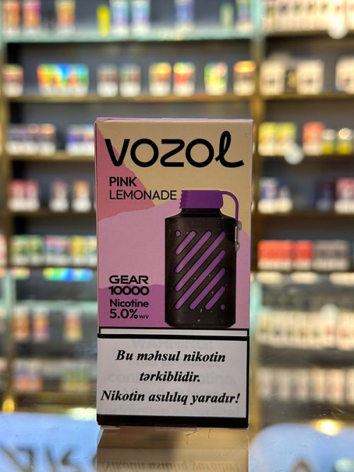 Vozol Gear Çəhrayı Limonad 10000 Tüstü 5% Nikotin