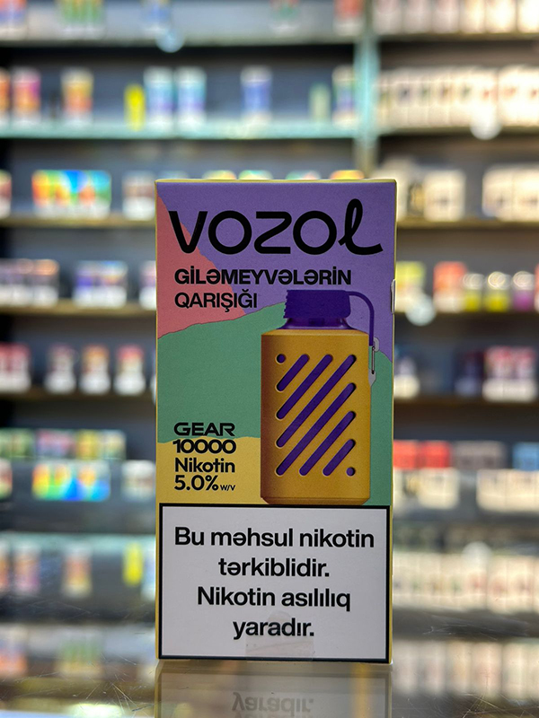 Vozol Gear Giləmeyvə Qarışığı 10000 Tüstü 5% Nikotin
