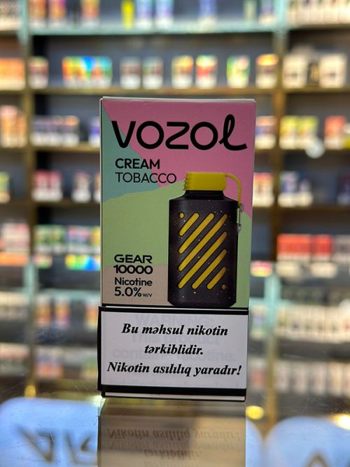 Vozol Gear Krem Tabak 10000 Tüstü 5% Nikotin