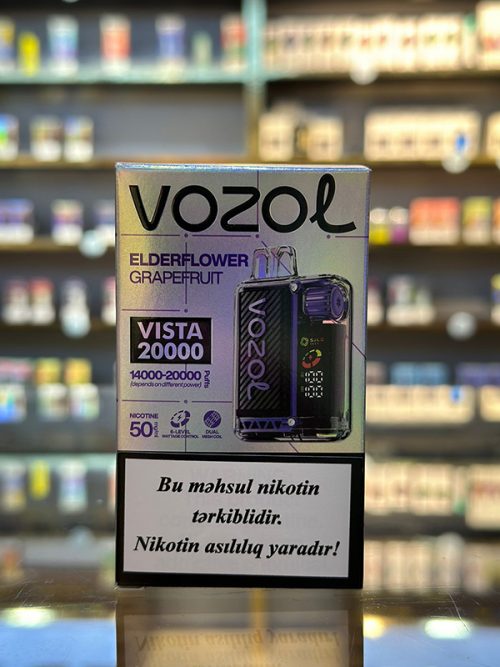 Vozol Vista Ağcayın Qreyfrut 20000 Tüstü 5% Nikotin