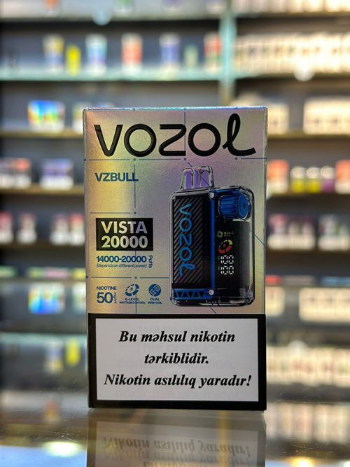 Vozol Vista Enerji İçkisi 20000 Tüstü 5% Nikotin