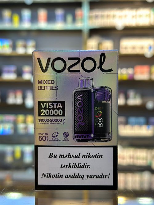 Vozol Vista Qarışıq Giləmeyvə 20000 Tüstü 5% Nikotin