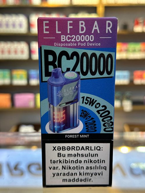 Elf Bar Meşə Nanəsi BC20000 Tüstü 5% Nikotin