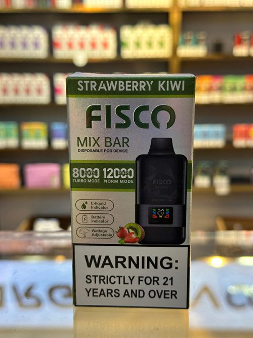 Fisco Yaşıl Çiyələk Kivi 12K Tüstü 5% Nikotin
