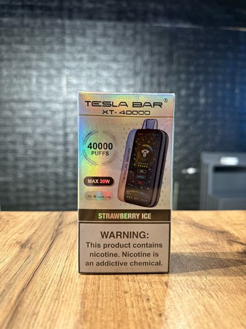 TESLABAR Vape 40k Tustu Çiyələk Buz