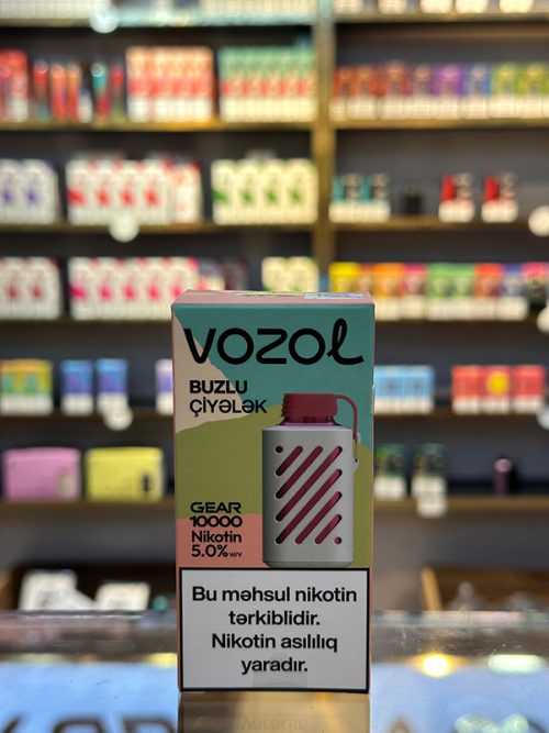 Vozol Gear Buzlu Çiyələk 10000 Tüstü 5% Nikotin