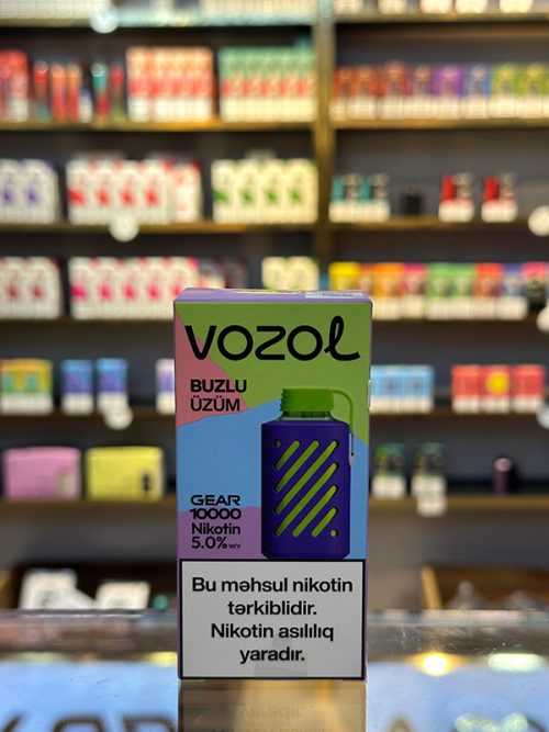 Vozol Gear Buzlu Üzüm 10000 Tüstü 5% Nikotin