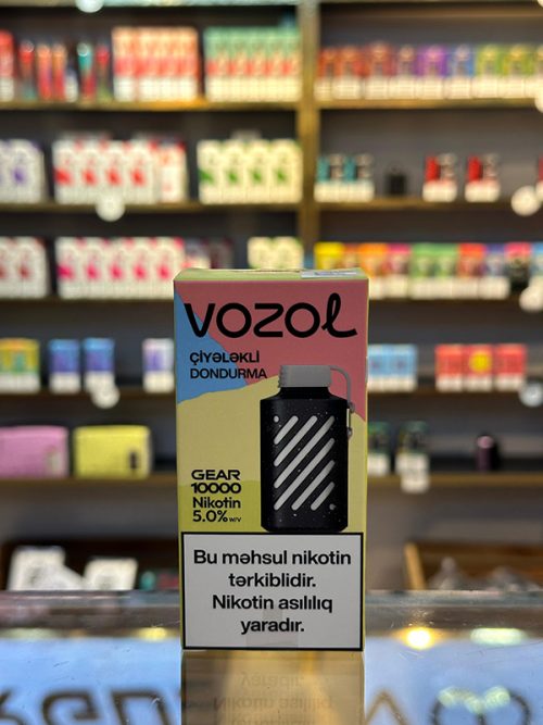 Vozol Gear Çiyələkli Dondurma 10000 Tüstü 5% Nikotin