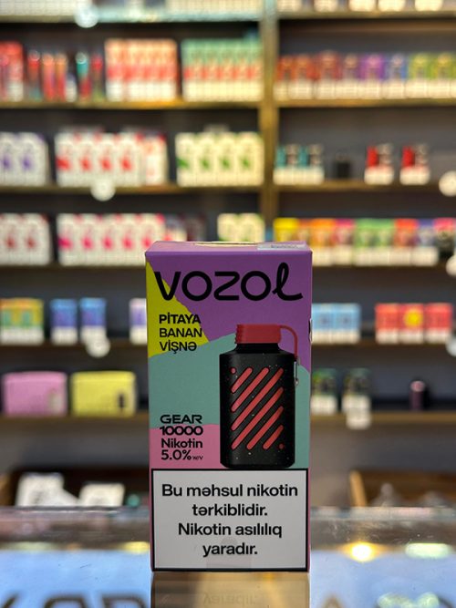 Vozol Gear Pitaya Banan Vişnə 10000 Tüstü 5% Nikotin