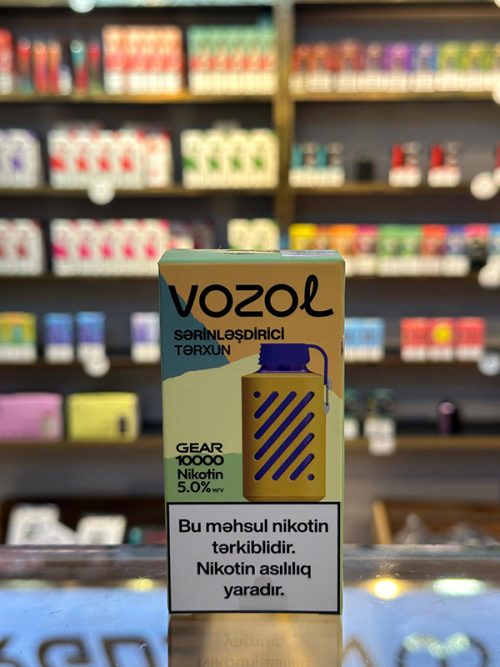 Vozol Gear Sərinləşdirici Tərxun 10000 Tüstü 5% Nikotin