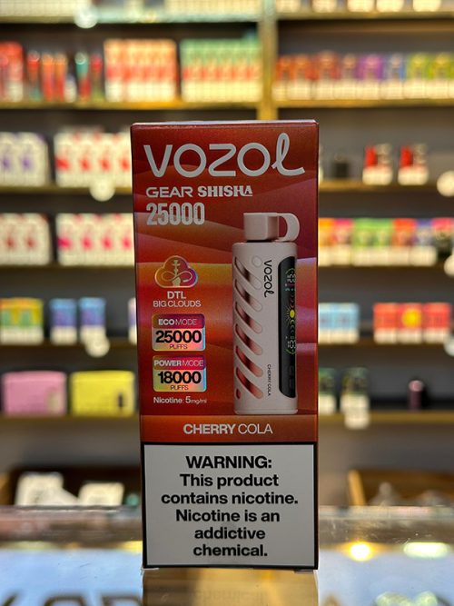Vozol Gear Albalı Kola 25000 Tüstü 5% Nikotin Shisha