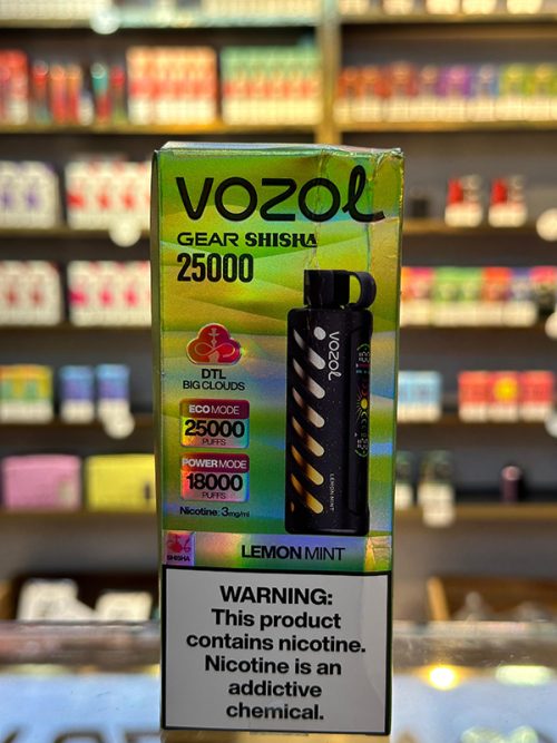 Vozol Gear Limon Nanə 25000 Tüstü 5% Nikotin Shisha