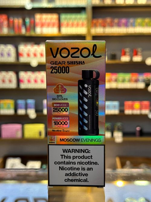 Vozol Gear Moscow Evenings 25000 Tüstü 5% Nikotin Shisha