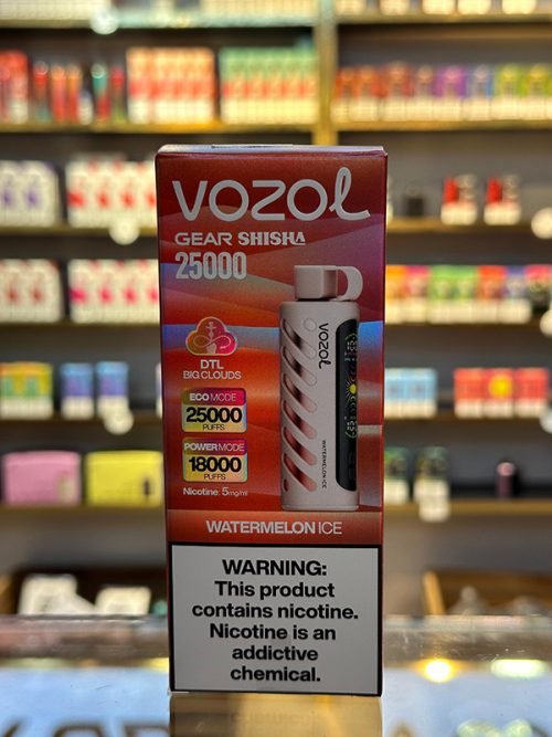 Vozol Gear Qarpız Buz 25000 Tüstü 5% Nikotin Shisha