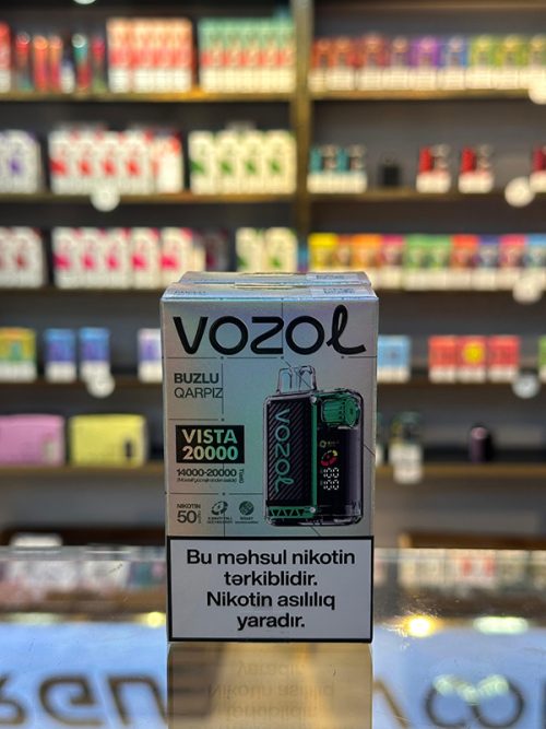 Vozol Vista Buzlu Qarpız 20000 Tüstü 5% Nikotin