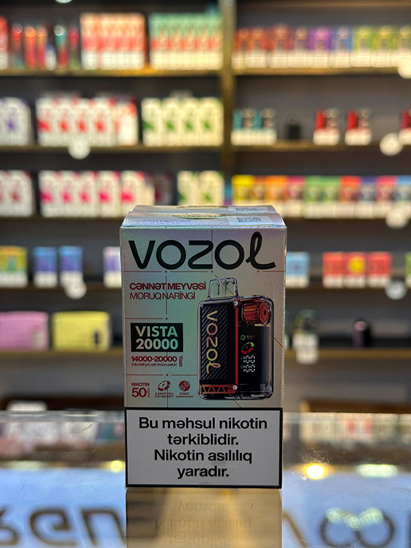 Vozol Vista Cənnət Meyvəsi Moruq Naringi 20K Tüstü 5% Nikotin