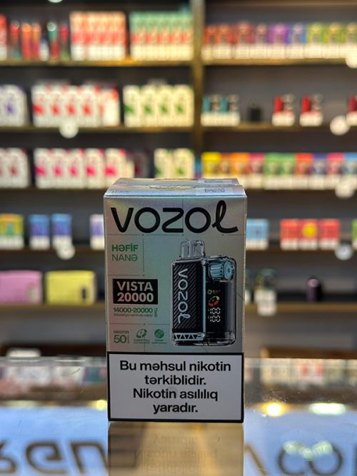 Vozol Vista Həfif Nanə 20000 Tüstü 5% Nikotin