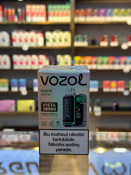 Vozol Vista Sprite Limon 20000 Tüstü 5% Nikotin