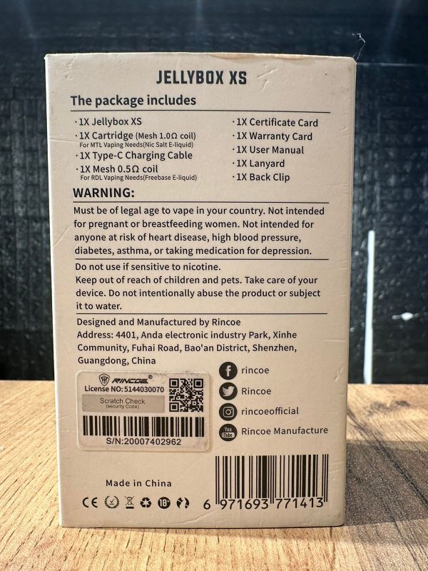 Jellybox XS POD kit