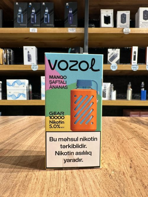 Vozol Gear Vape 10K Tustu Manqo Saftali Ananas