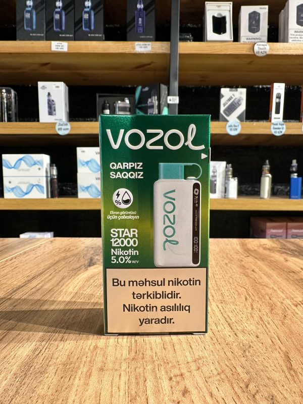 Vozol Star Vape 12K Tustu Qarpiz Saqqiz