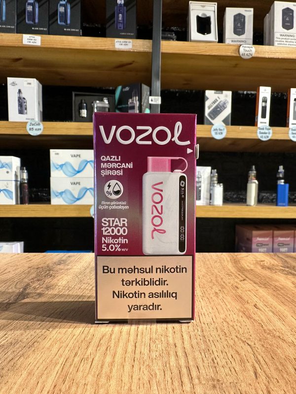 Vozol Star Vape 12K Tustu Qazli Mercani Siresi