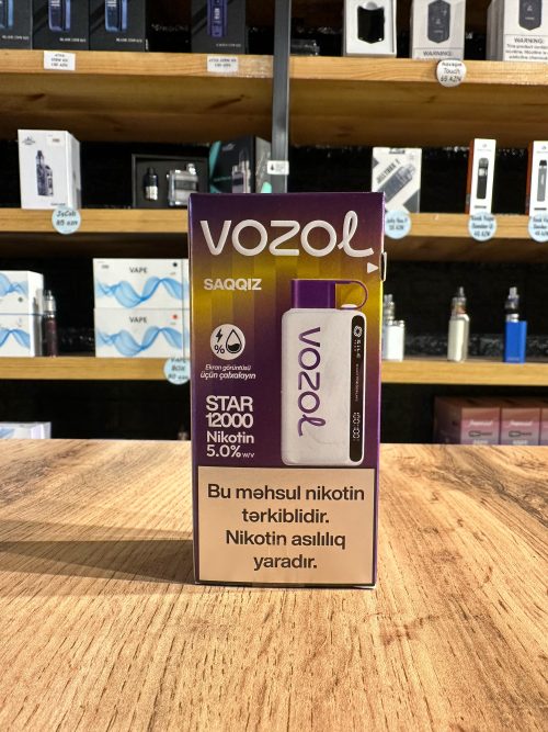 Vozol Star Vape 12K Tustu Saqqiz