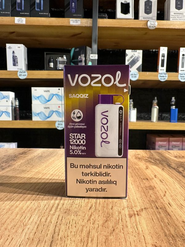 Vozol Star Vape 12K Tustu Saqqiz