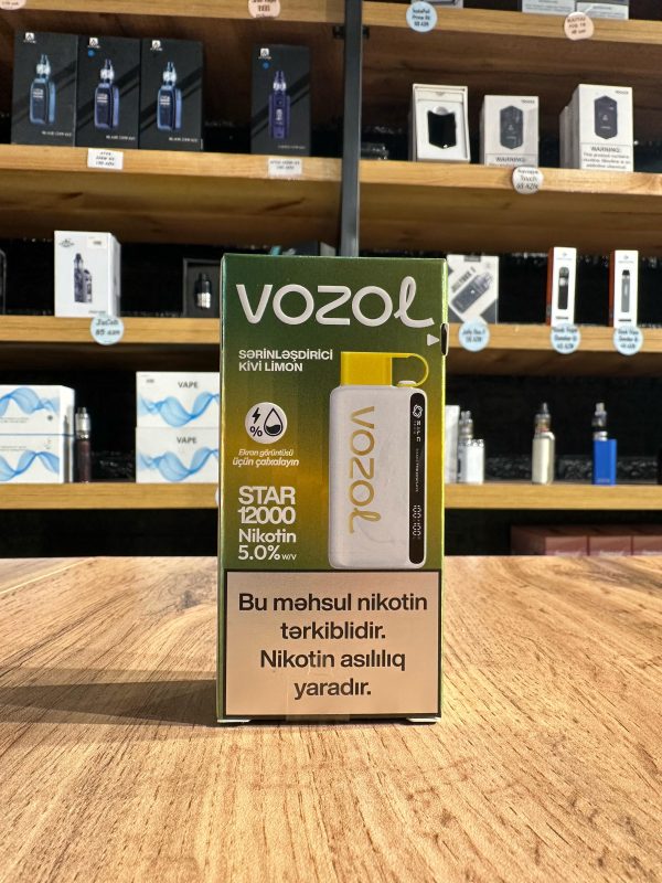 Vozol Star Vape 12K Tustu Serinlesdirici Kivi Limon