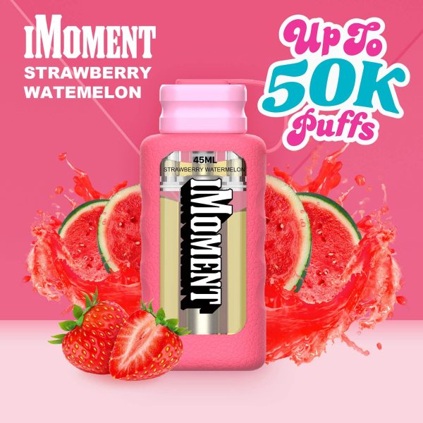 iMoment Vape Çiyələk Qarpız 50 000 Tüstü 2% Nikotin