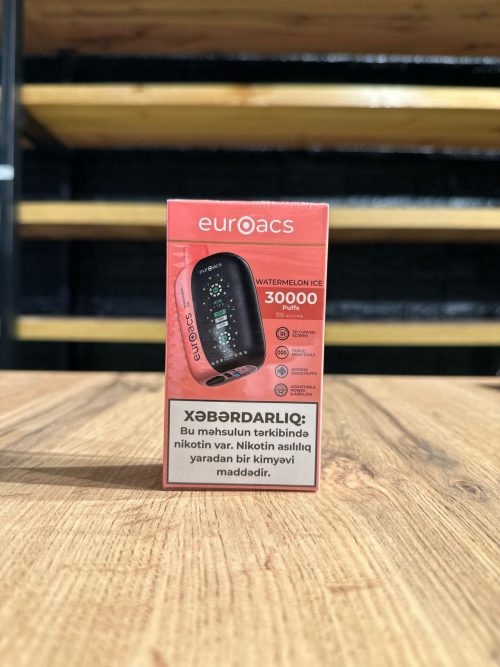 EuroAcs Vape Buzlu Qarpız 30K Tüstü 5% Nikotin