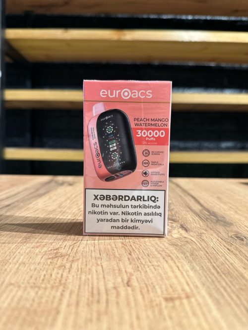 EuroAcs Vape Şaftalı Manqo Qarpız 30K Tüstü 5% Nikotin