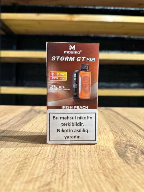 MOSMO Vape İrlandiya Şaftalısı 40000 Tüstü 0.3% Nikotin