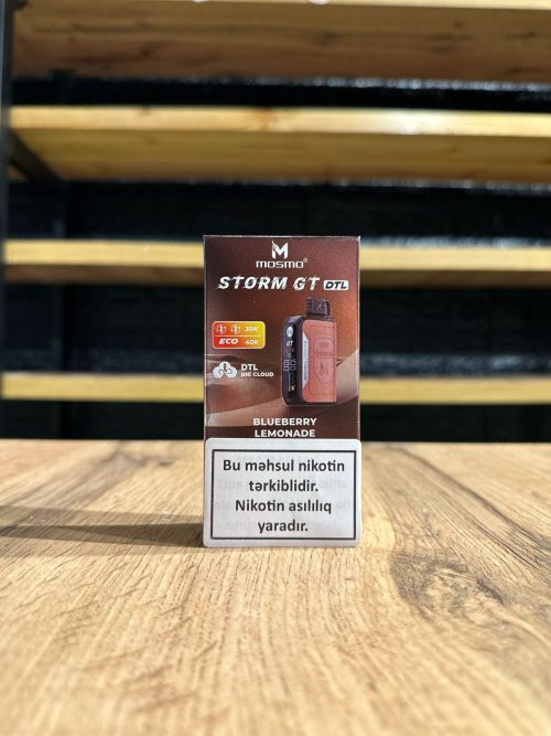 MOSMO Vape Qaragilə Limonadı 40000 Tüstü 0.3% Nikotin