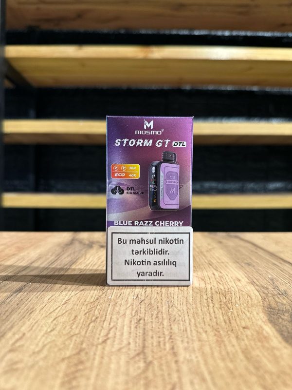 MOSMO Vape Qaragilə Moruq Vişnə 40000 Tüstü 0.3% Nikotin