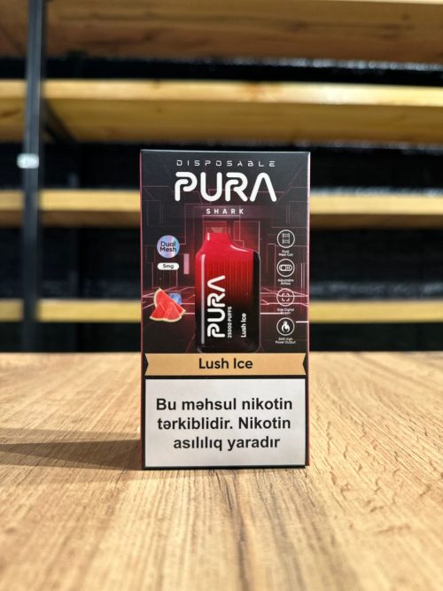 PURA Vape Buzlu Qarpız 25K Tüstü 5% Nikotin