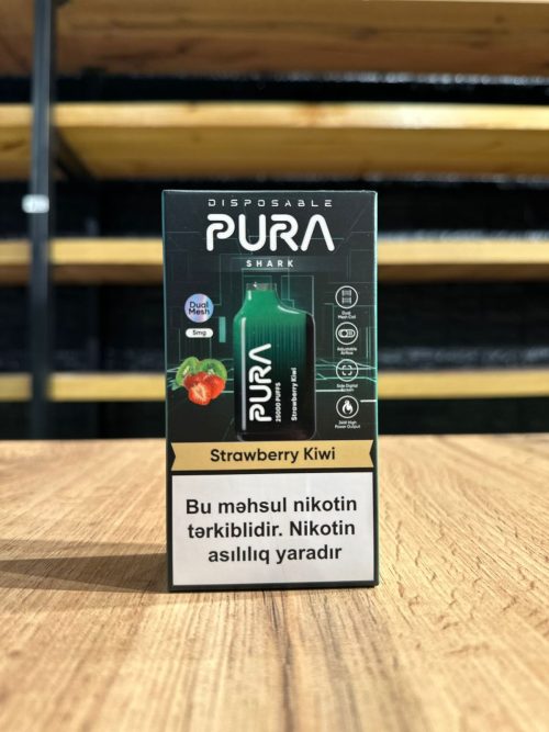 PURA Vape Çiyələk Kivi 25K Tüstü 5% Nikotin