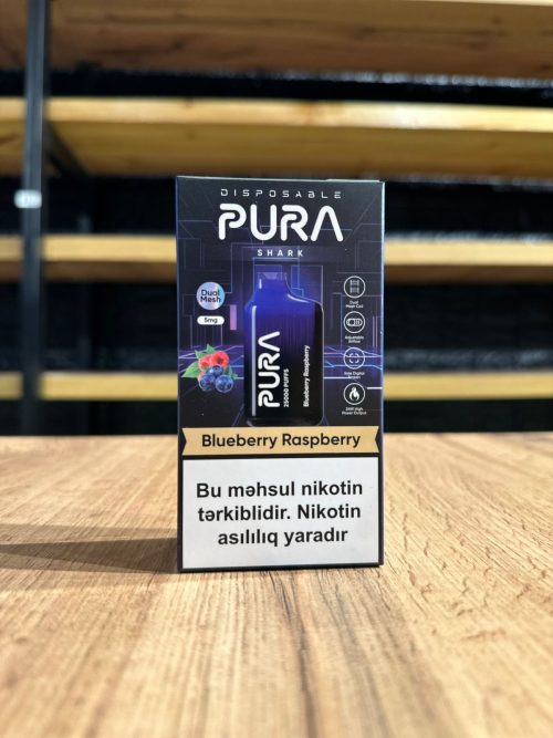 PURA Vape Qaragilə Moruq 25K Tüstü 5% Nikotin