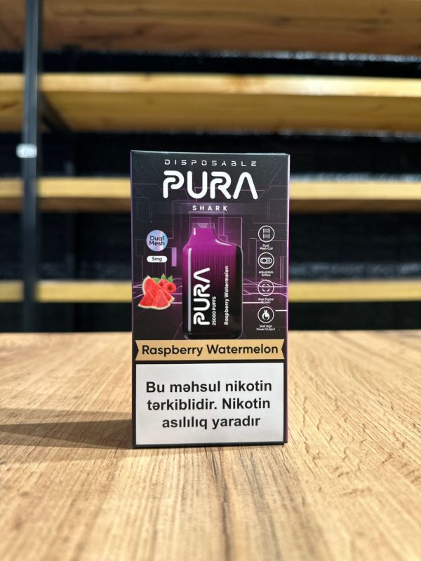 PURA Vape Qarpız Moruq 25K Tüstü 5% Nikotin