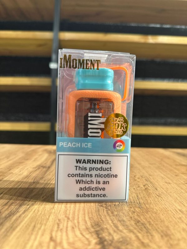iMoment Vape Buzlu Şaftalı 50 000 Tüstü 5% Nikotin